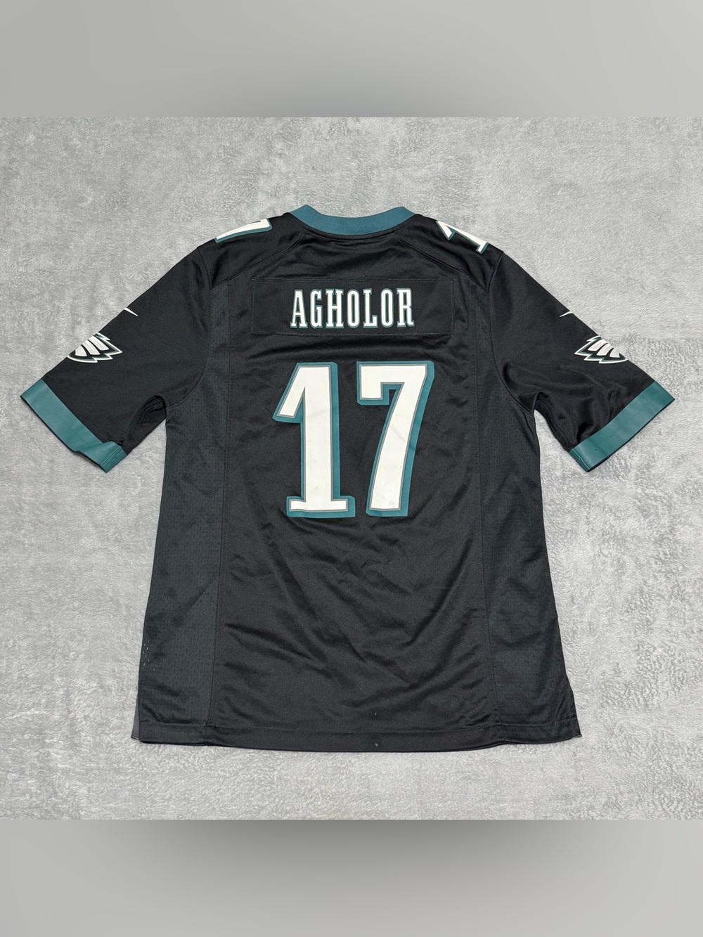 Nike Eagles Nelson Agholor #17 Jersey Mens L Black NFL On Field Football Game